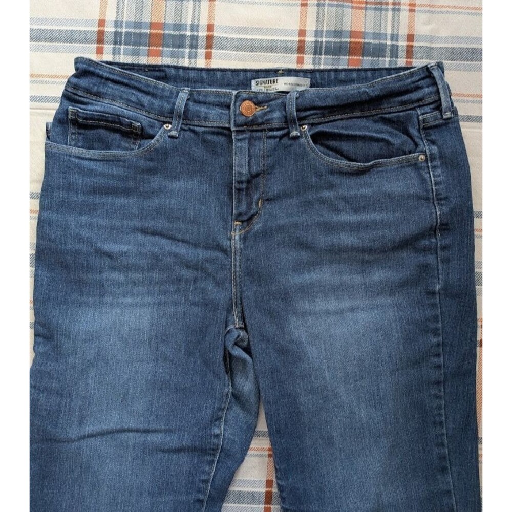 Women's Levi's Jeans Size 10 Long | Straight Leg, Mid Rise, Signature Gold label - Picture 3 of 10